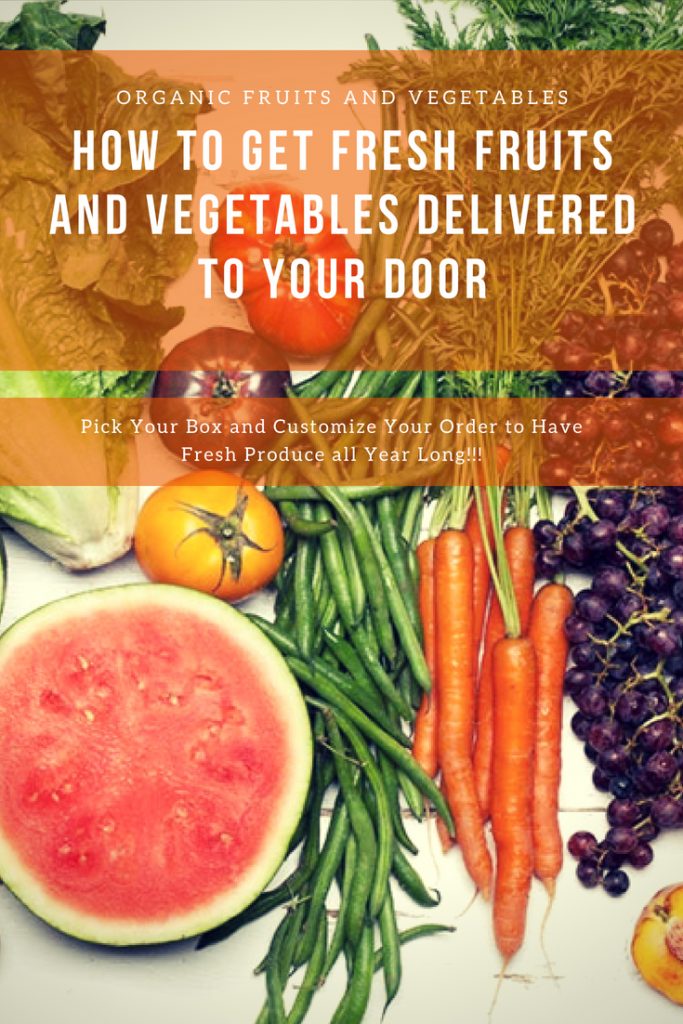 Farm Fresh Fruits and Vegetables delivered to your door.