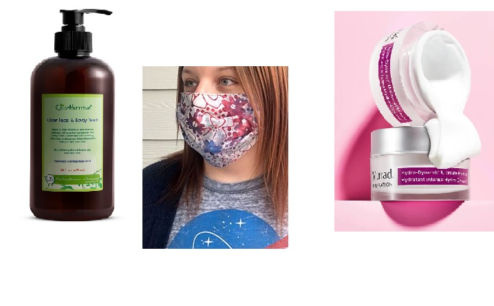 Avoid skin irritation while wearing a face mask