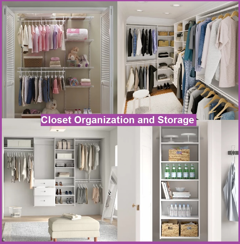 Closet Organization and Storage for any room in the home