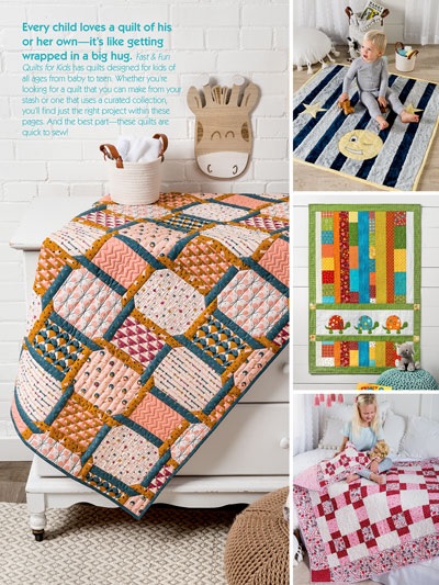 Easy Quilt patterns to make for the kids