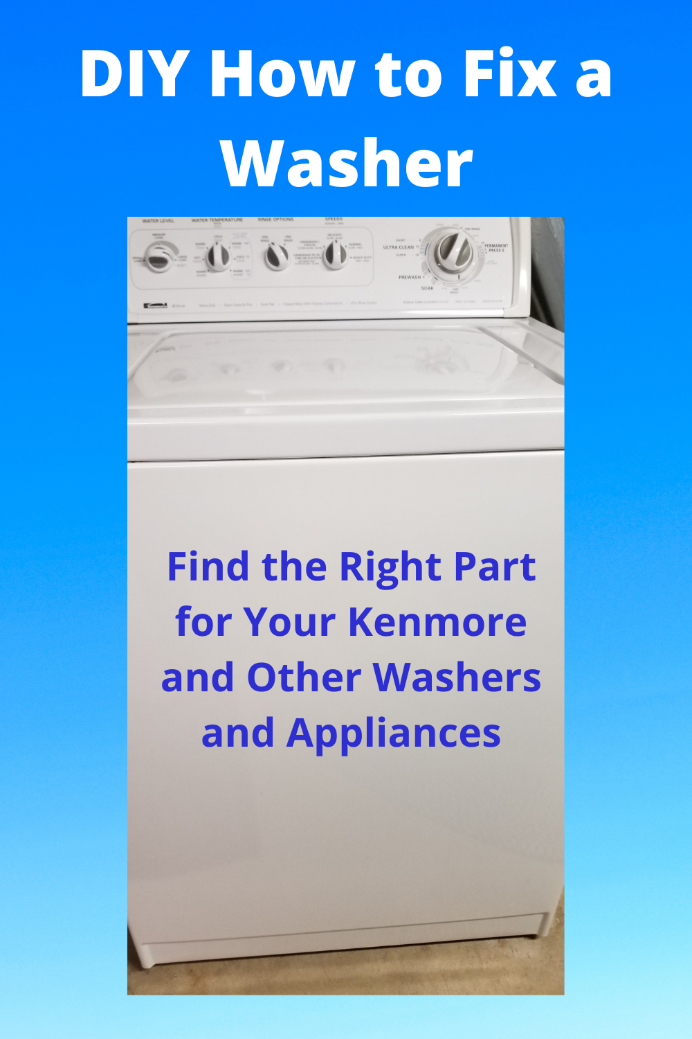 How To Fix A Washing Machine Here S