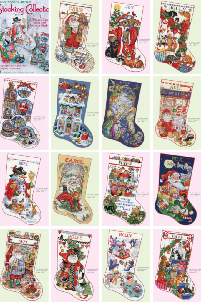 Donna Kooler's Ultimate Stocking Collection Cross Stitch eBook