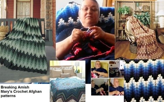 Mary from Breaking Amish Crochet Afghan Pattern