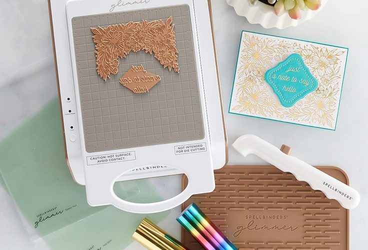 Learn How the Glimmer Hot Foil System Lets You Add Beautiful Foiled Designs on Your Cards and Paper Projects