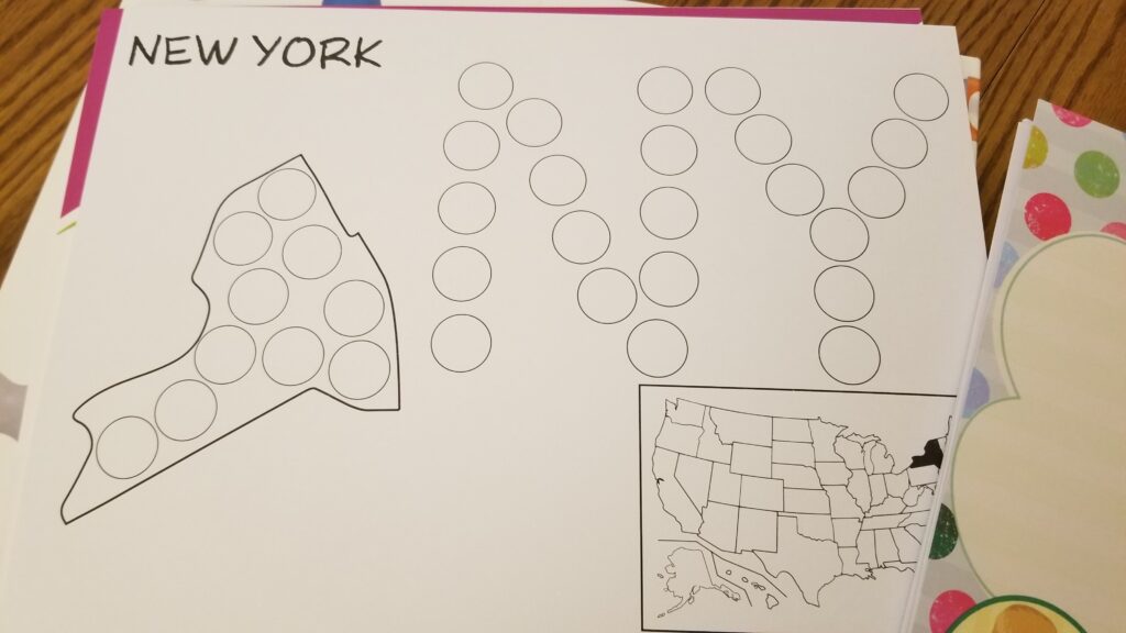 Color Each State with the Activity Set